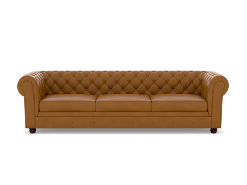 Chesterfield 4 Seater Artificial Leather Sofa