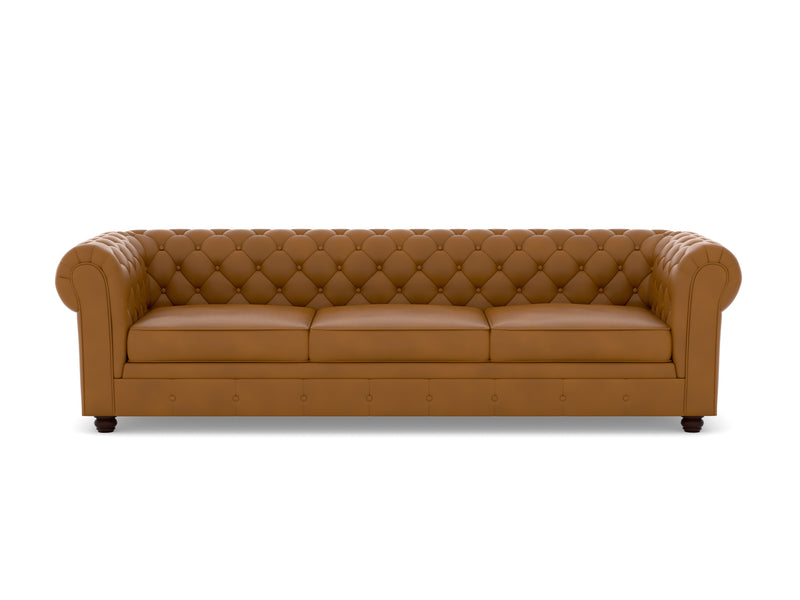 Chesterfield 4 Seater Artificial Leather Sofa