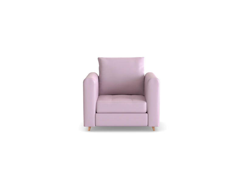Zinc 1 Seater Artificial Leather Sofa