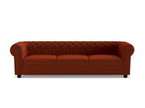 Chesterfield 4 Seater Fabric Sofa