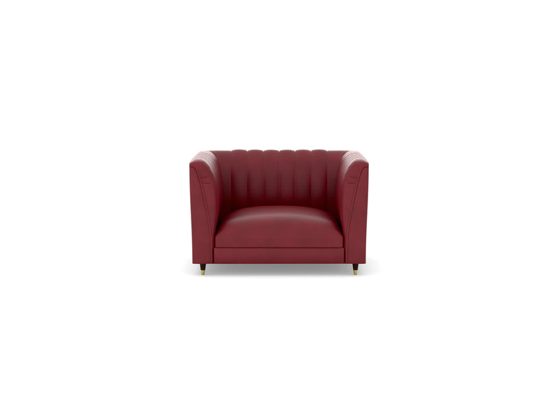 Baxley 1 Seater Artificial Leather Sofa