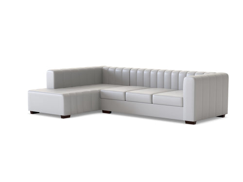 Verna Corner Artificial Leather RHF With Chaise