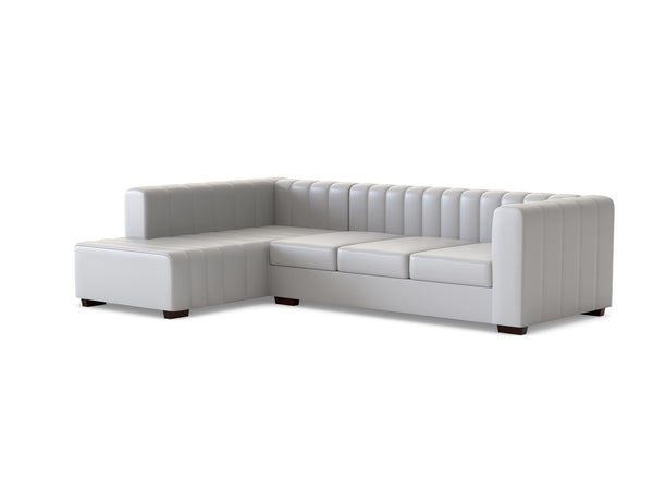 Verna Corner Artificial Leather RHF With Chaise