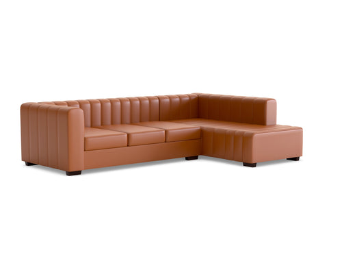 Verna Corner Artificial Leather LHF With Chaise