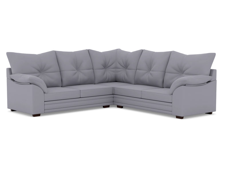 Brooklyn Corner Fabric Both Side Arms