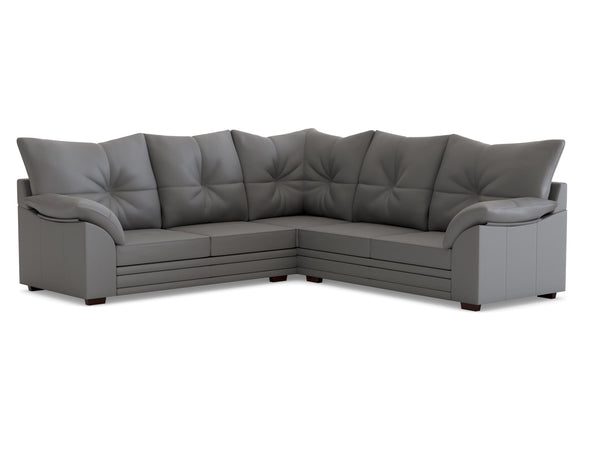 Brooklyn Corner Leather Both Side Arms