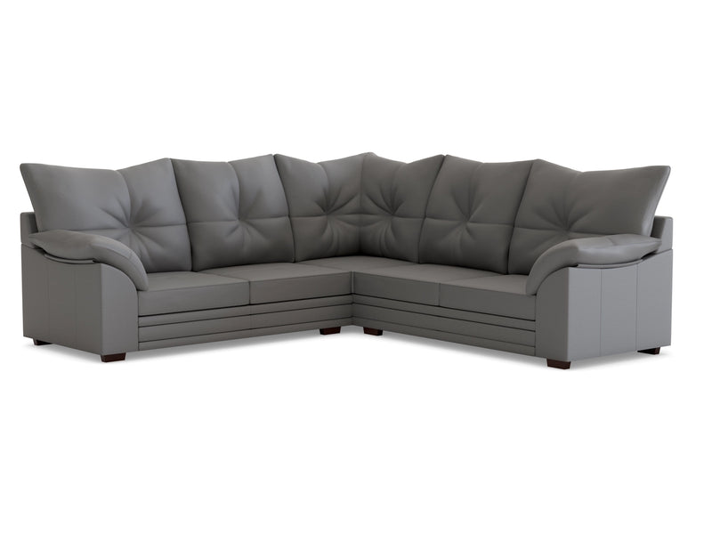 Brooklyn Corner Leather Both Side Arms