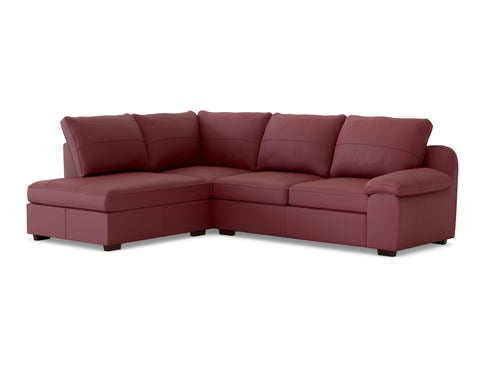 California Corner Leather RHF With Chaise