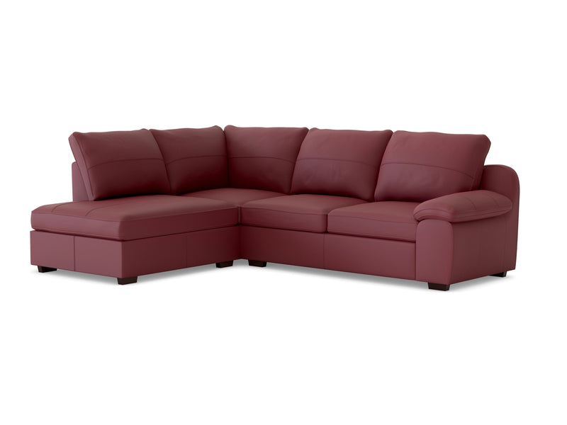 California Corner Leather RHF With Chaise