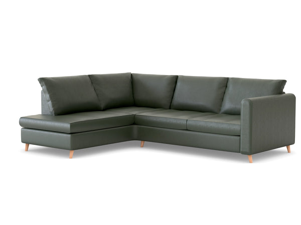 Zinc Corner Leather RHF With Chaise