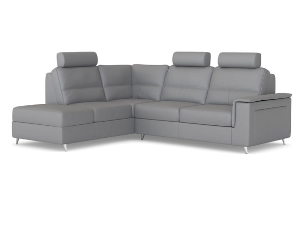 Hudson Corner Leather RHF With Chaise