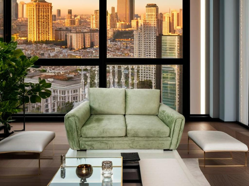 Amber 4 Seater Leather Sofa