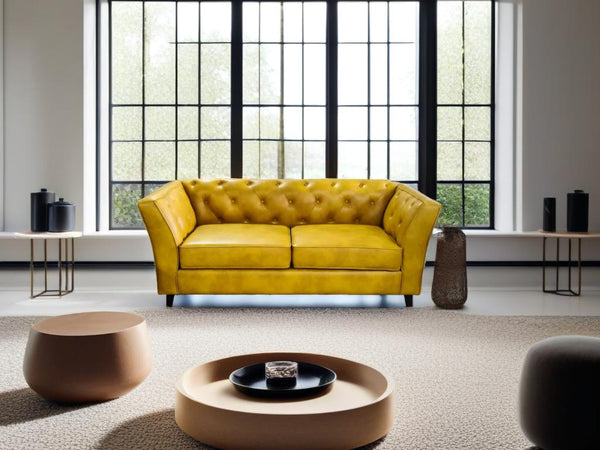 Paris 3 Seater Leather Sofa