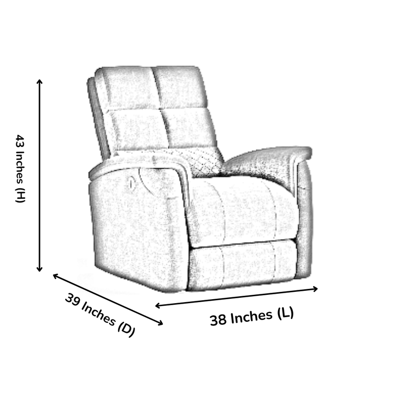 Star Artificial Leather Recliner