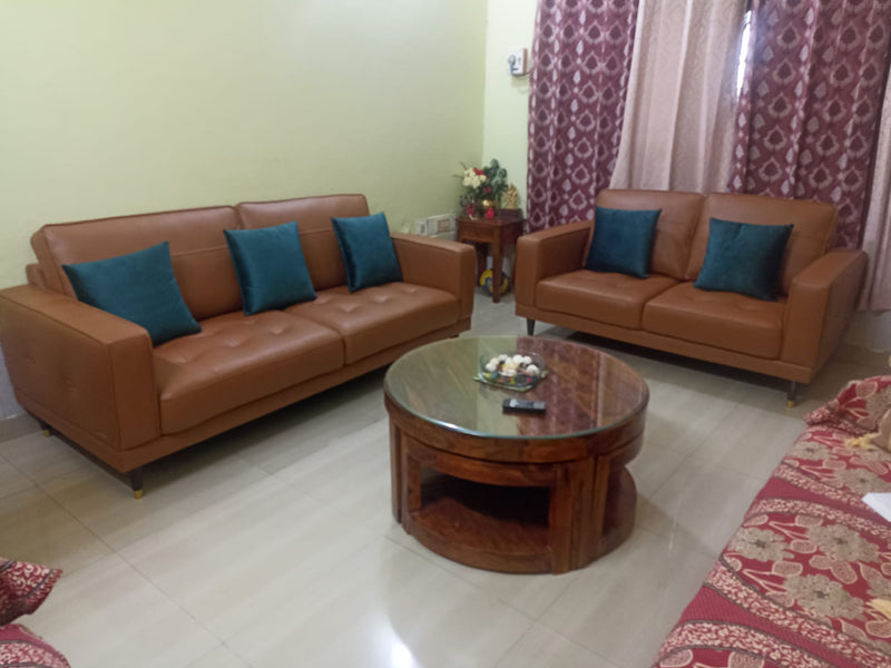 Falcon 2 Seater Leather Sofa