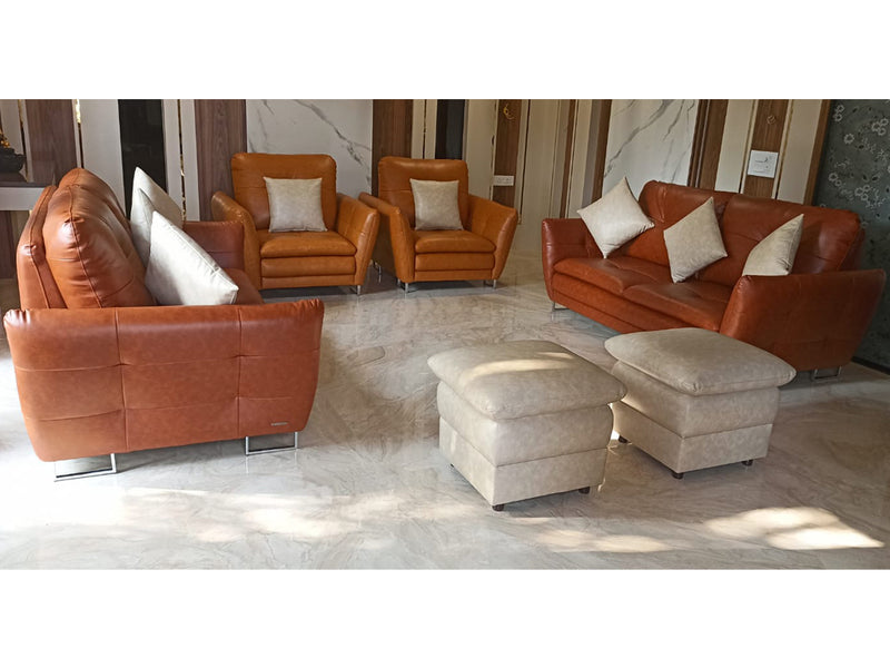 Modena 4 Seater Leather Sofa
