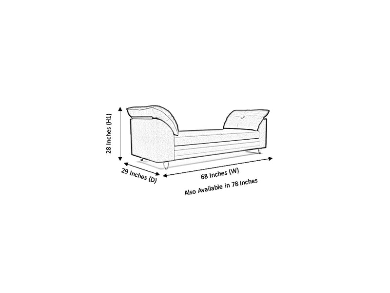 Brooklyn Artificial Leather Lounger