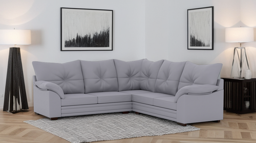 Brooklyn Corner Fabric Both Side Arms