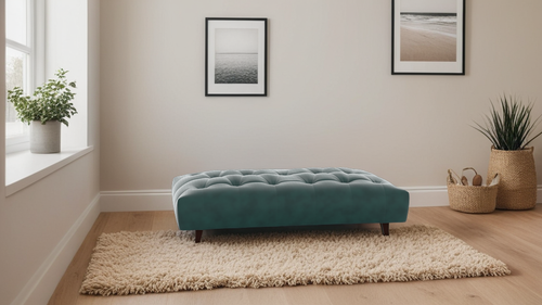 Chester Artificial Leather Ottoman