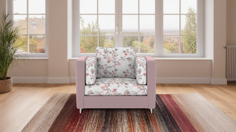 Cyrus 1 Seater Fabric Sofa