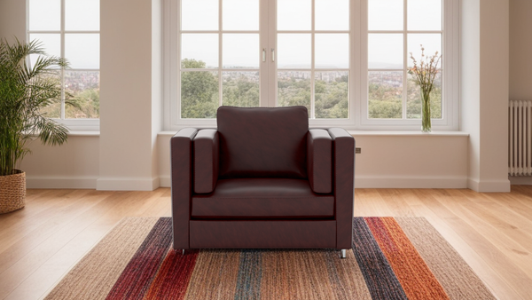 Cyrus 1 Seater Artificial Leather Sofa