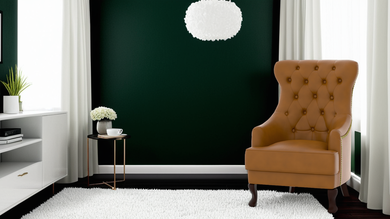 Empire Artificial Leather Chair