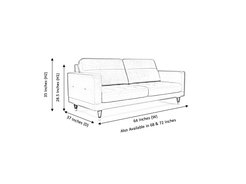Falcon 2 Seater Leather Sofa
