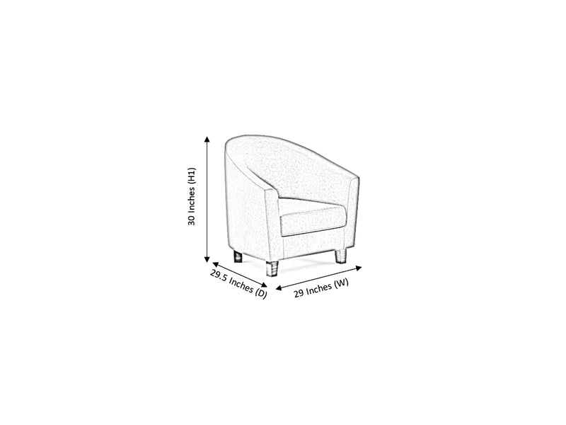 George Fabric Chair