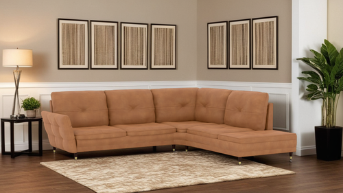 Modena Corner Leather LHF With Chaise