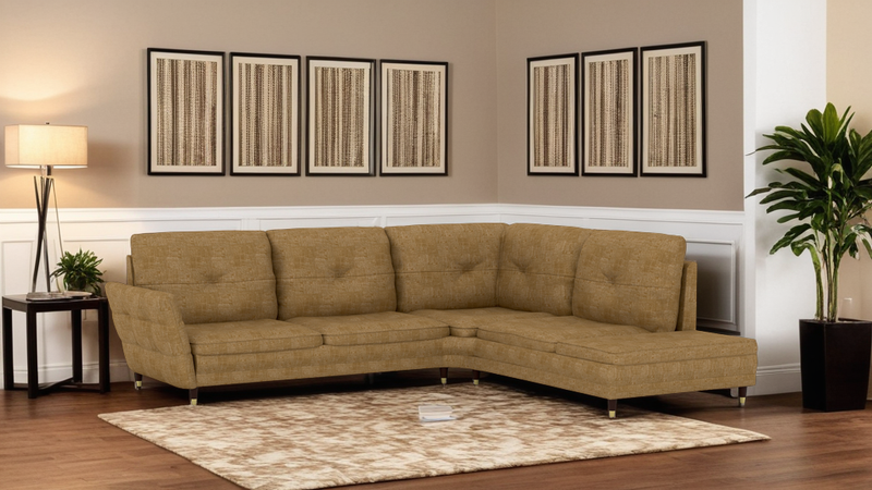 Modena Corner Fabric LHF With Chaise