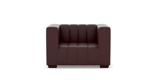 Verna 1 Seater Artificial Leather Sofa