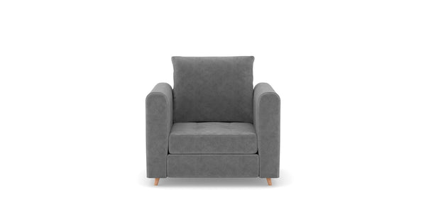 Zinc 1 Seater Fabric Sofa