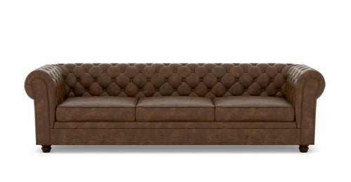 Chesterfield 4 Seater Artificial Leather Sofa