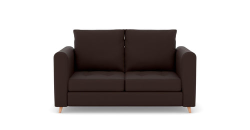 Zinc 2 Seater Leather Sofa