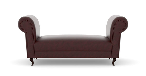 Finley artificial Leather Lounger
