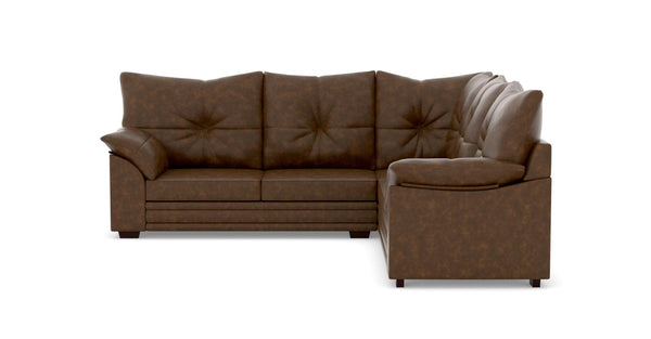 Brooklyn Corner Artificial Leather Both Side Arms