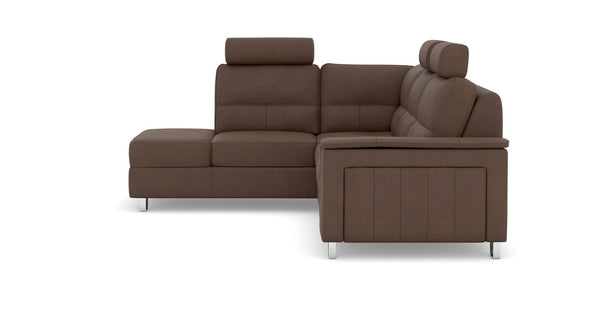 Hudson Corner Leather RHF With Chaise