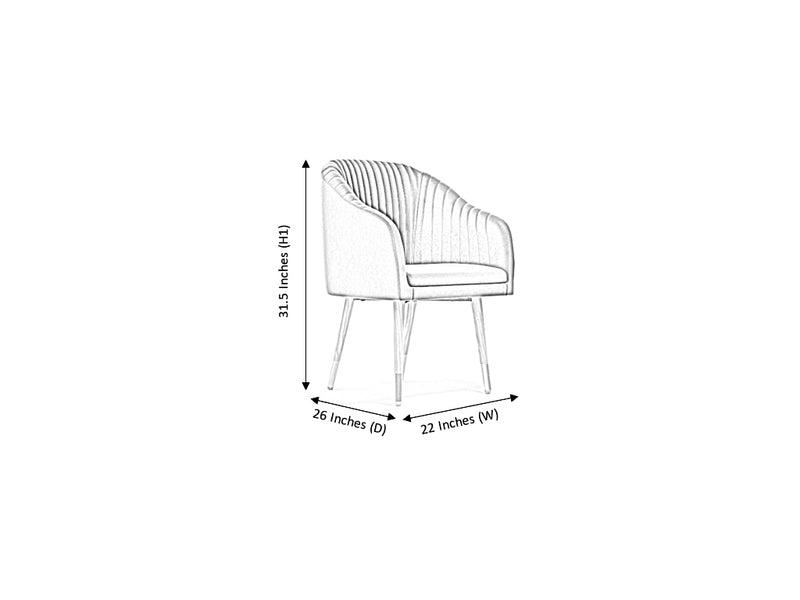 Stella Large Fabric Chair