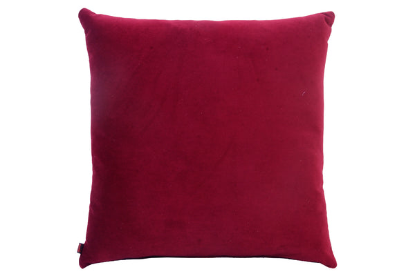 Reversible Scatter Cushion - Velvet Wine