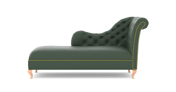 Chester Leather RHF Lounger